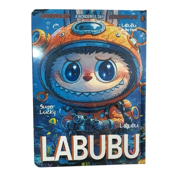 Labubu The Monsters Deep Sea Diver Hardcover 8x6 Notebook - Picture 2 of 5